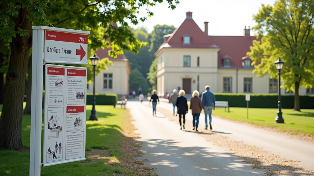 Rundale pils stāvvieta ar informācijas punktu zīmi un tūristu grupu